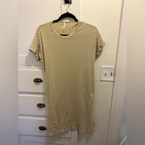 Orange creek striped dress